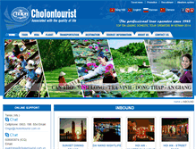 Tablet Screenshot of english.cholontourist.com.vn